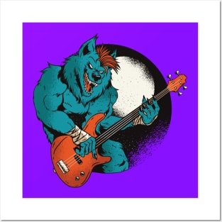 Werewolf Bassist Posters and Art